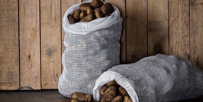 Bolsas rejillas de polipropileno para envasar frutas y hortalizas - Agrobolsas Tandil